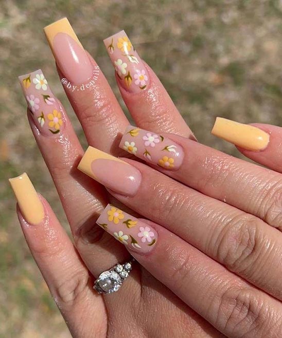 Long Tapered Square Nails