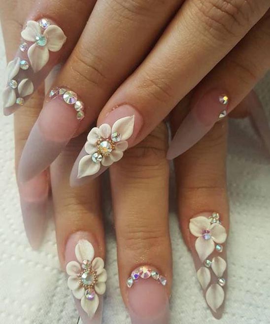 Lotus Flower Nail Design