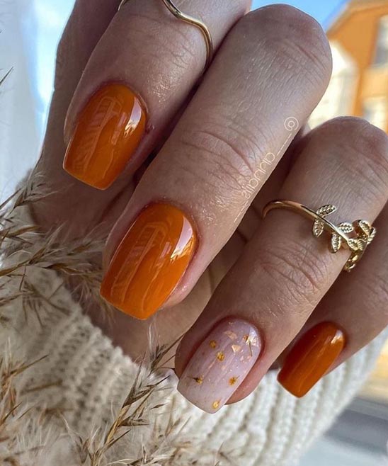 Matte Burnt Orange Nail Polish