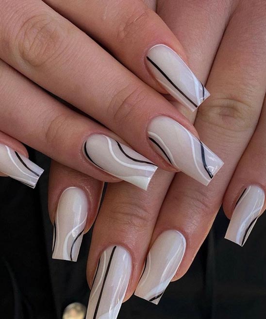 Medium Length Square Nails