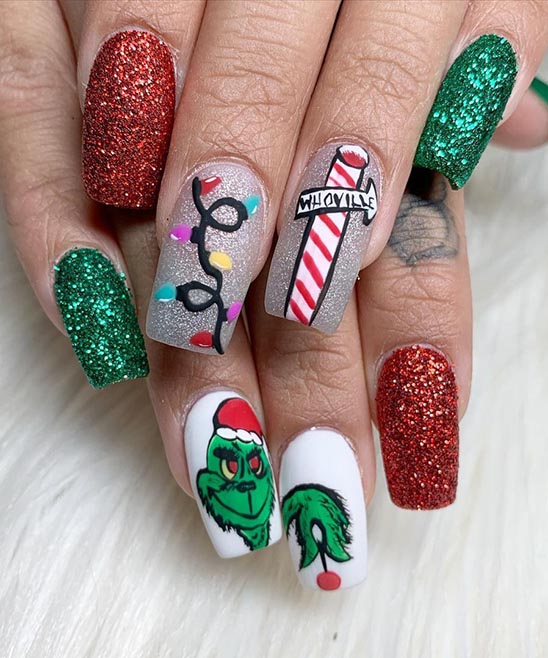 Mr Grinch Nails