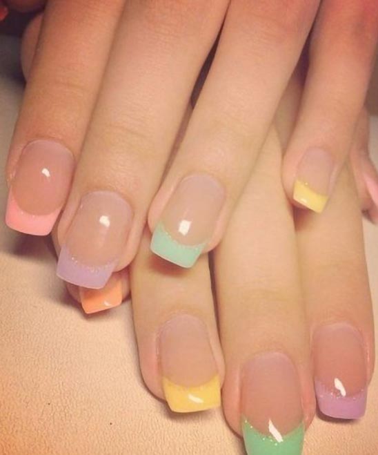 Multi Color French Tip Coffin Shape Nails.jpg