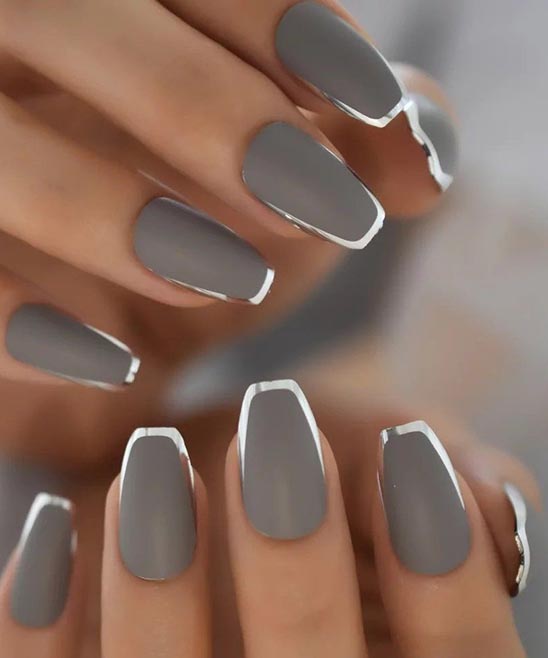 Nail Design Coffin Yellow