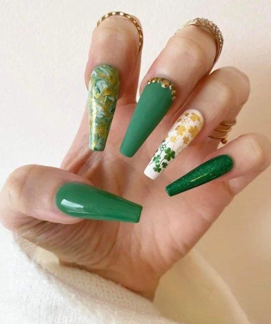 Nail Design for St Patrick's Day
