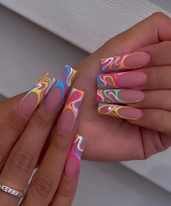 Nail Designs 2023 Coffin Summer