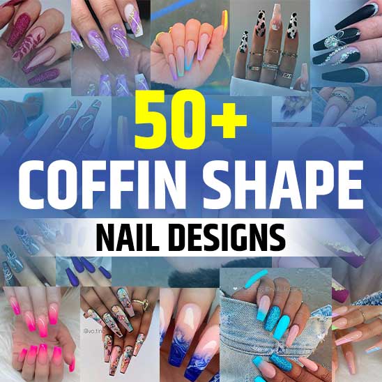 Nail Designs Coffin Shape