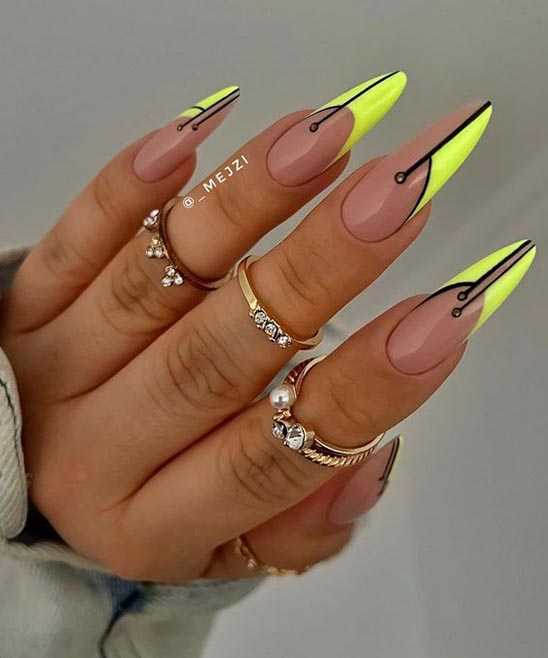 Nail Designs Coffin Shape Black