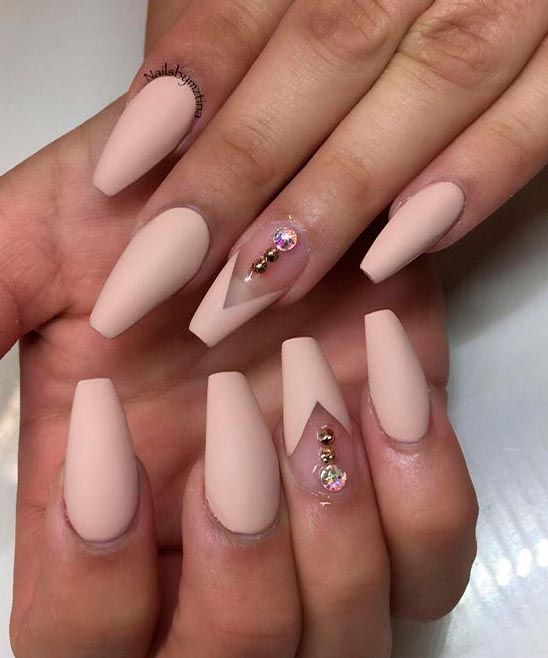 Nail Designs With Coffin Shape