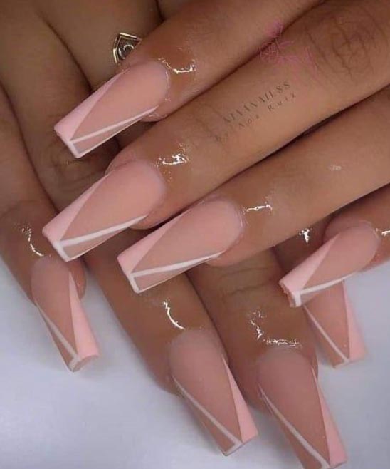 Nail Designs for Coffin Shape