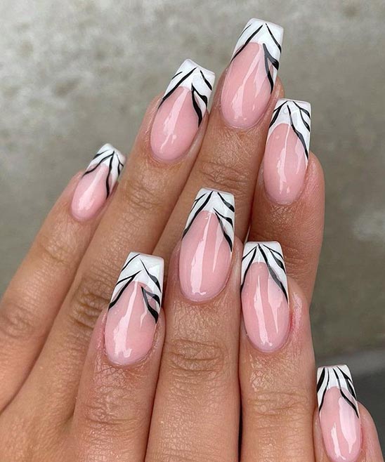 Nail Designs for Coffin Shape