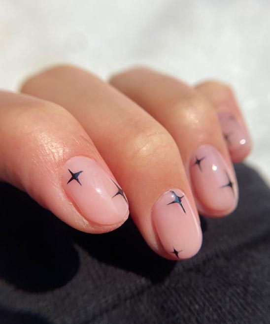 Nail Designs for Short Nails Pink and Black