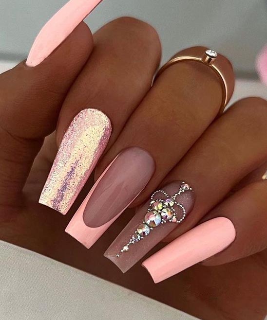Nail Designs for Summer Coffin Shape