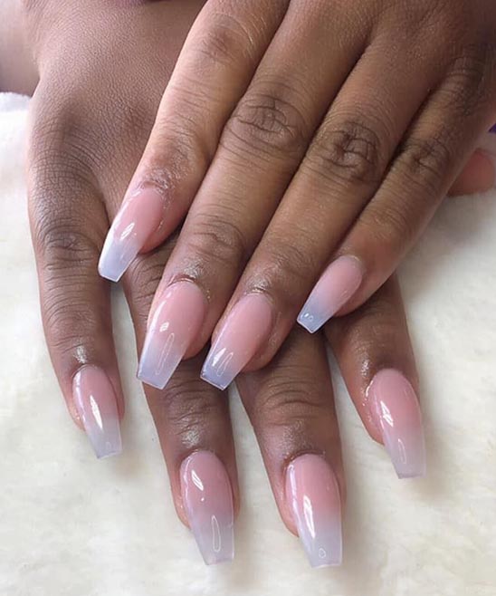 Nail Designs on Coffin Shape