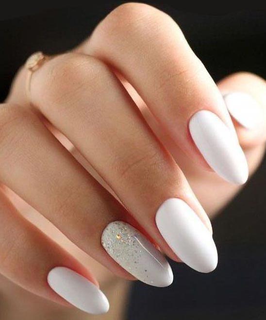 Nail Ideas White and Pink