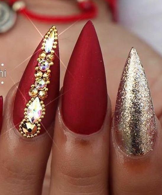 Nail Ideas With Rhinestones