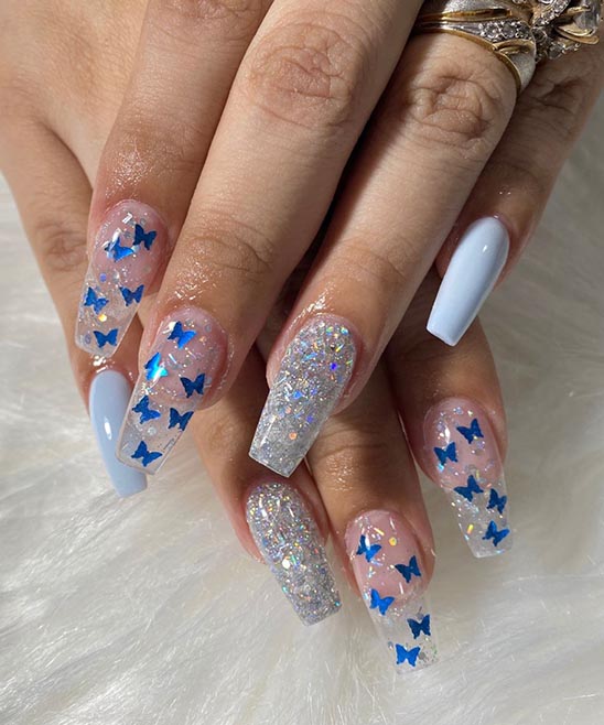 Nails Design Coffin Shape