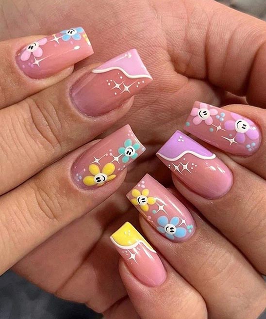 Nails With Flower Designs