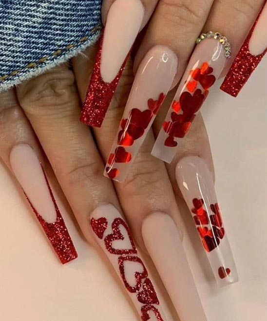Nails for Valentine's Day