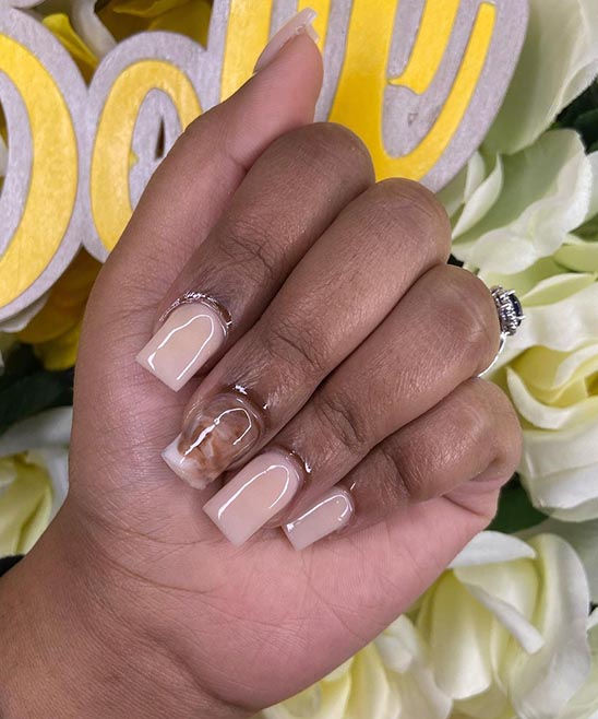 Natural Square Nails
