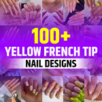 Neon Yellow French Tip Nails