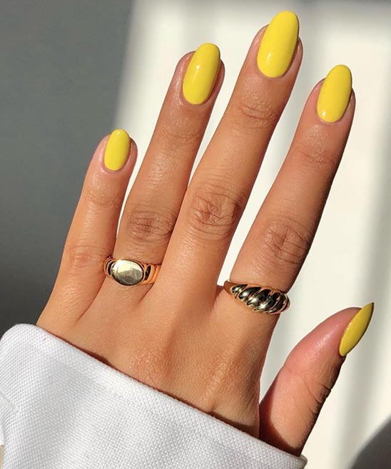 Neon Yellow Nails