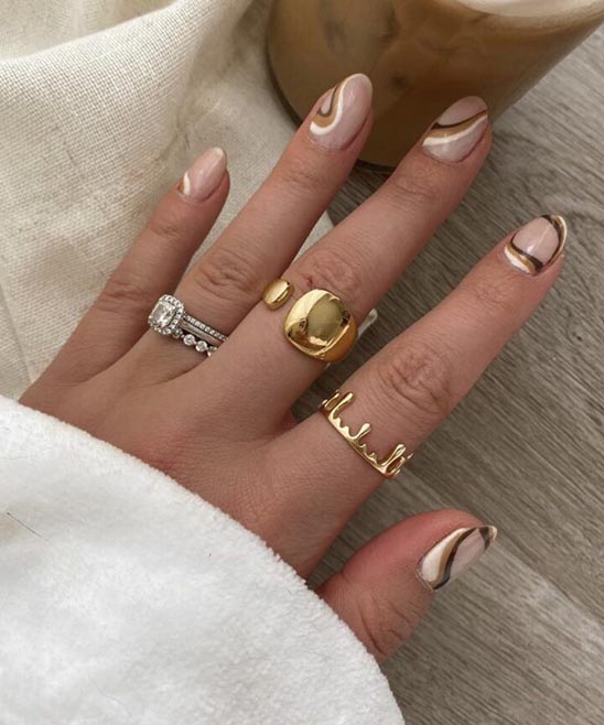 Neutral Acrylic Nails