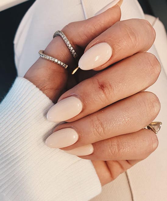 Neutral Almond Nail Designs