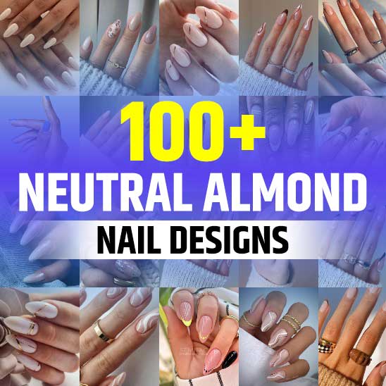 Neutral Almond Nails