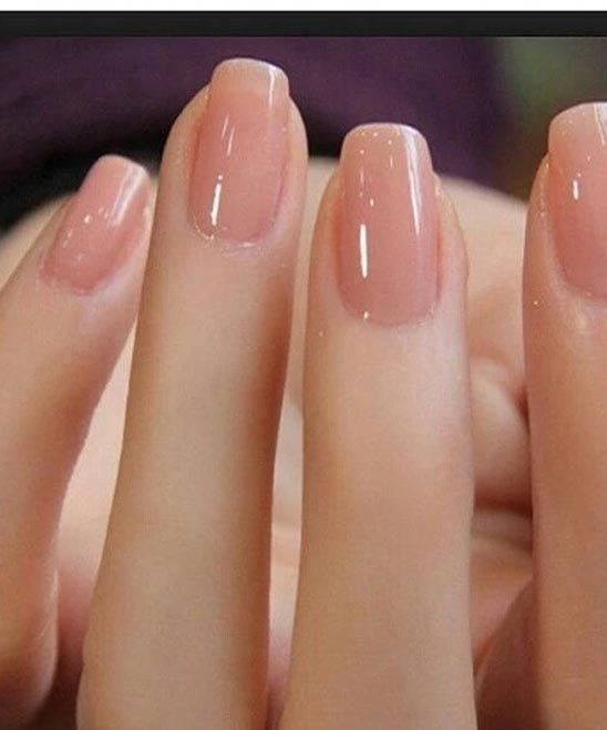 Neutral Beige Nails