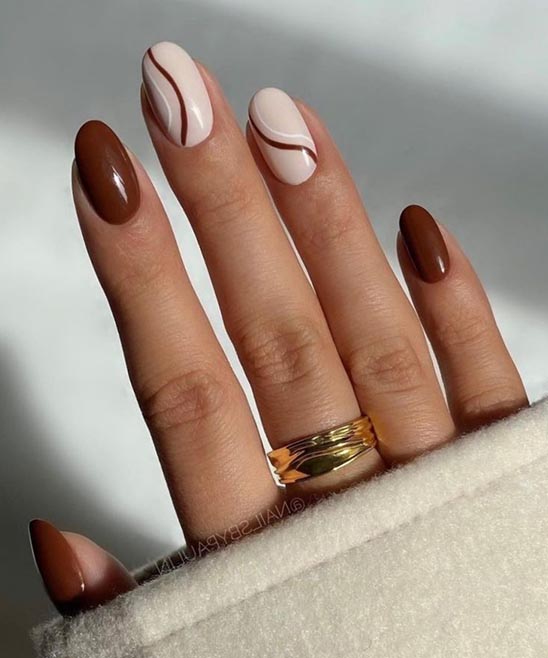 Neutral Halloween Nails