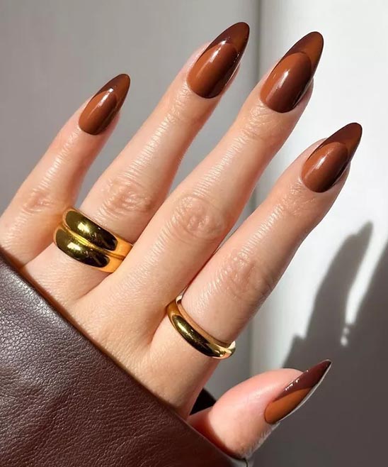Neutral Holiday Nail Ideas