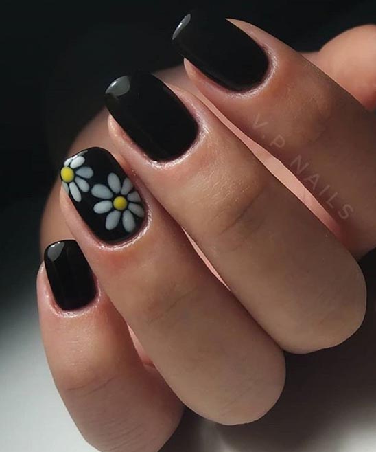 Nice Black Toe Nail Designs
