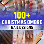 Ombre Christmas Nails