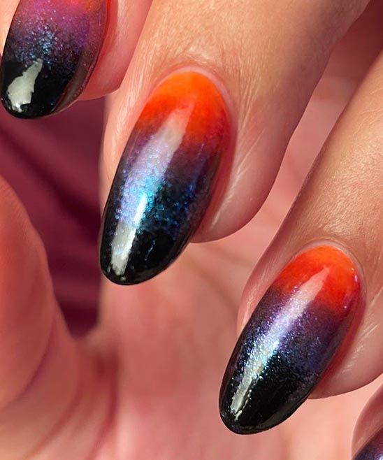 Ombre Nails Halloween