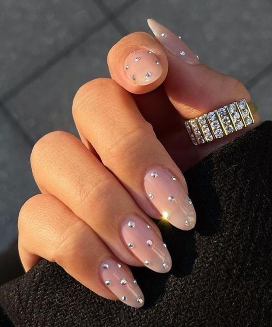 Ombre Oval Nails