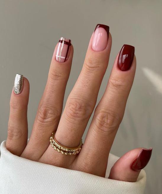 Ombre White and Pink Nails