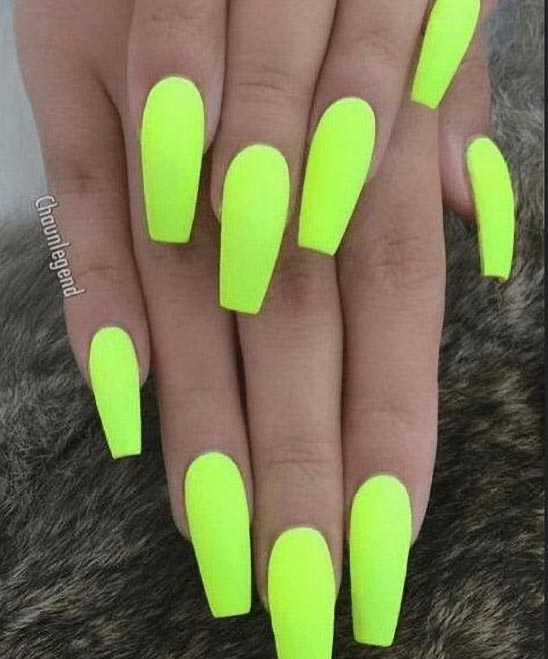 Ombre Yellow Nails
