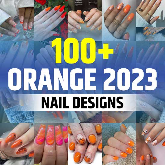 Orange Nail Designs 2023