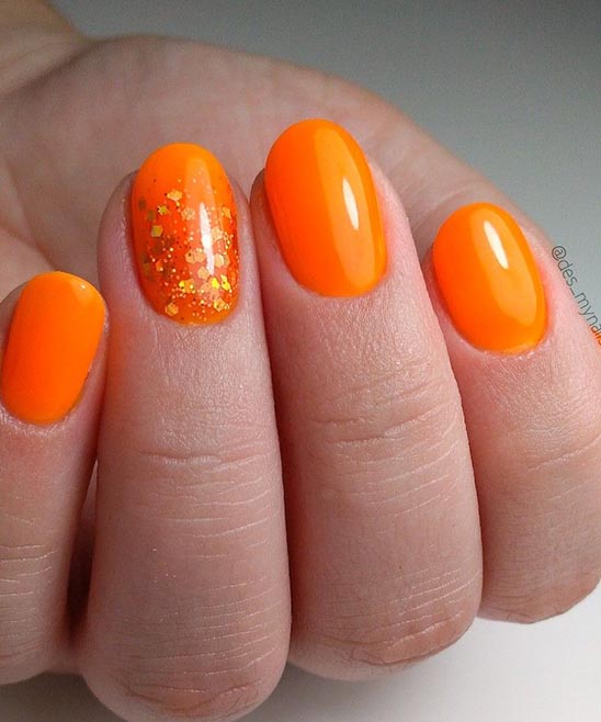 Orange Nails Summer 2023