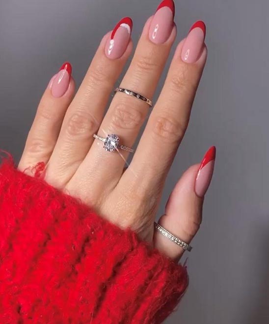 Orange and Green Nails Fall