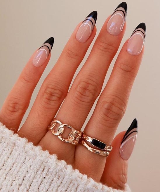 Oval Nail Shape French Tip