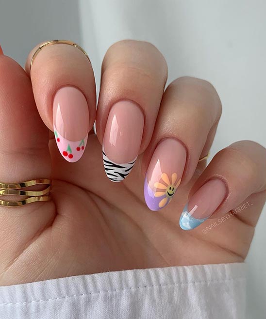 Oval Nails Short