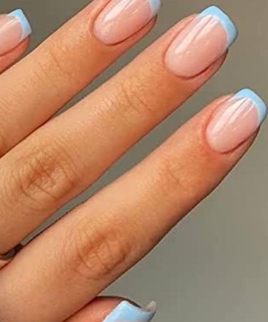Oval Shape Nails French Tip