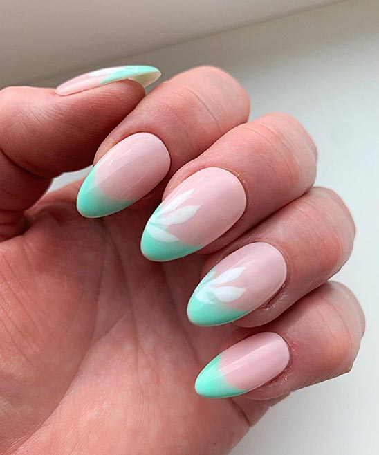 Oval Shaped Nails French Tip