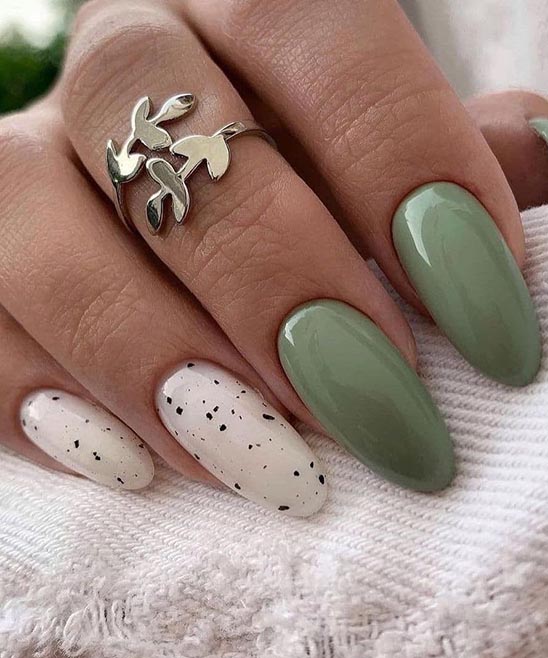 Oval Short Round Acrylic Nails