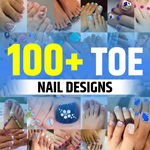 Paint Designs on Toenails