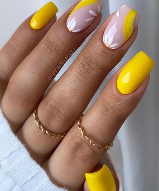 Pale Yellow Nails