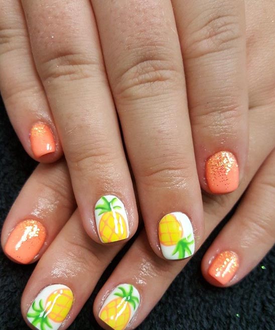 Pineapple Designs for Nails