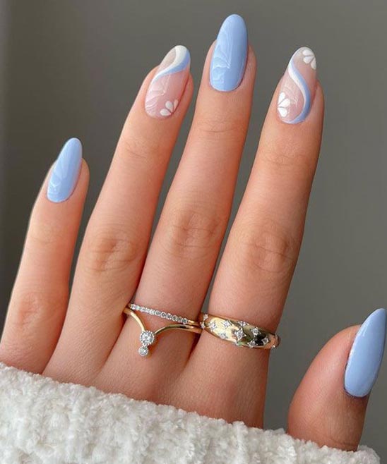 Pink Flower Nail Designs