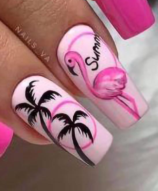 Pink French Tip Nail Ideas